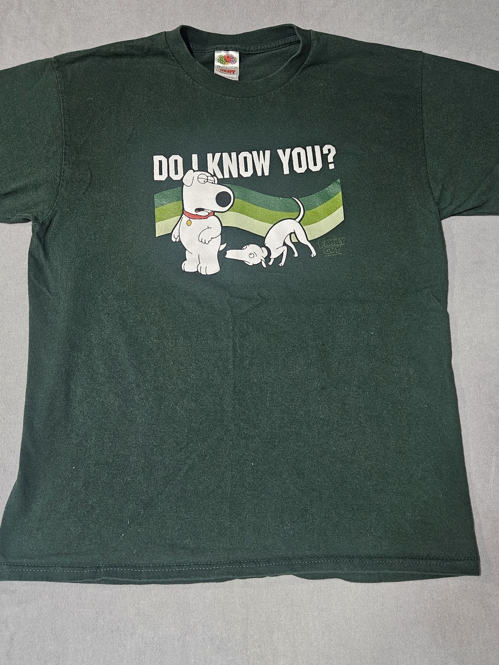 Fruit of the Loom Heavy Cotton Crewneck T-Shirt - Forest Green
